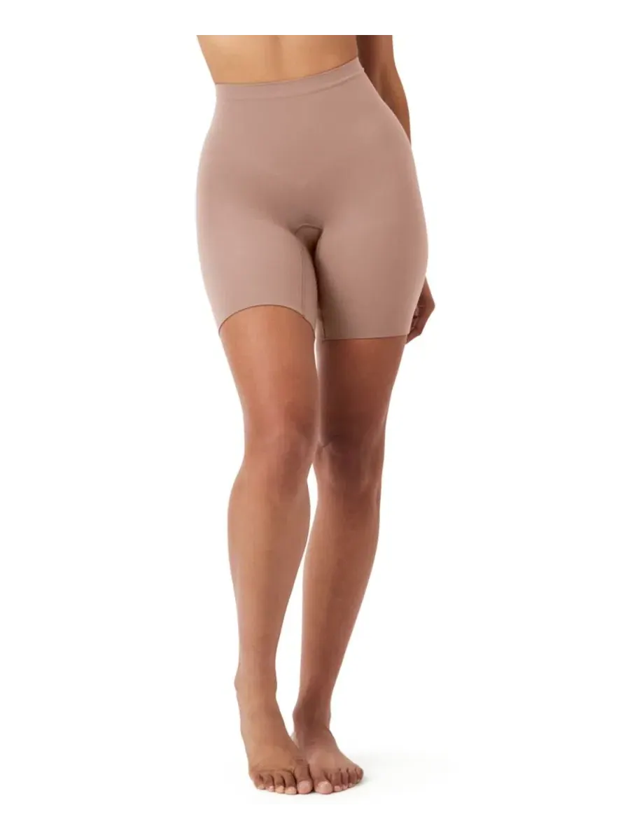 Шорты корректирующие SPANX Sculpt Seamless Power — изображение 2 из 4, коричневый
