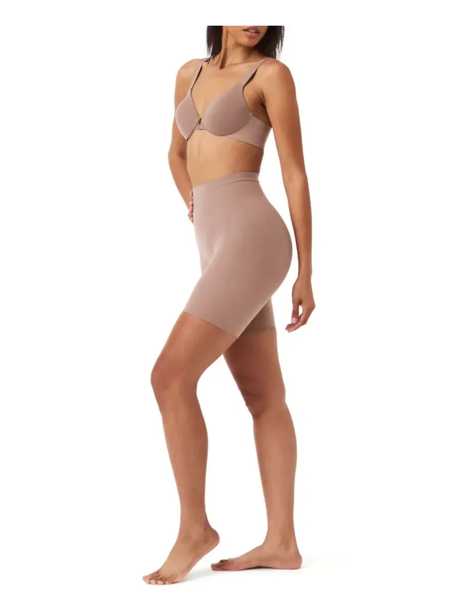 Шорты корректирующие SPANX Sculpt Seamless Power — изображение 3 из 4, коричневый