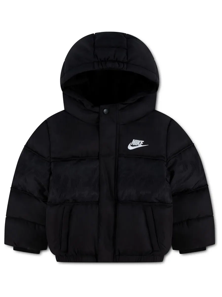Детский пуховик Jacquard Logo Mixed Media Puffer Jacket Nike