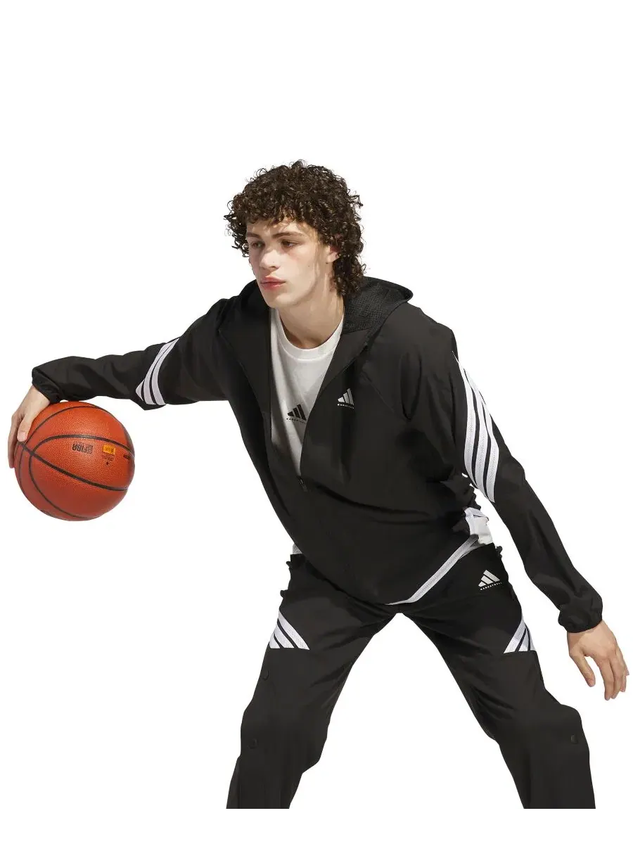 Куртка-ветровка Crazy Lite с капюшоном adidas — изображение 2 из 5, черный
