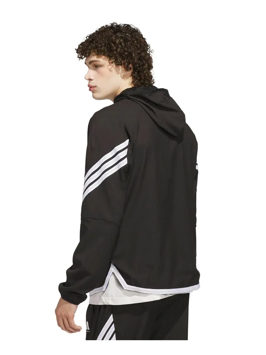 Куртка-ветровка Crazy Lite с капюшоном adidas — изображение 5 из 5, черный