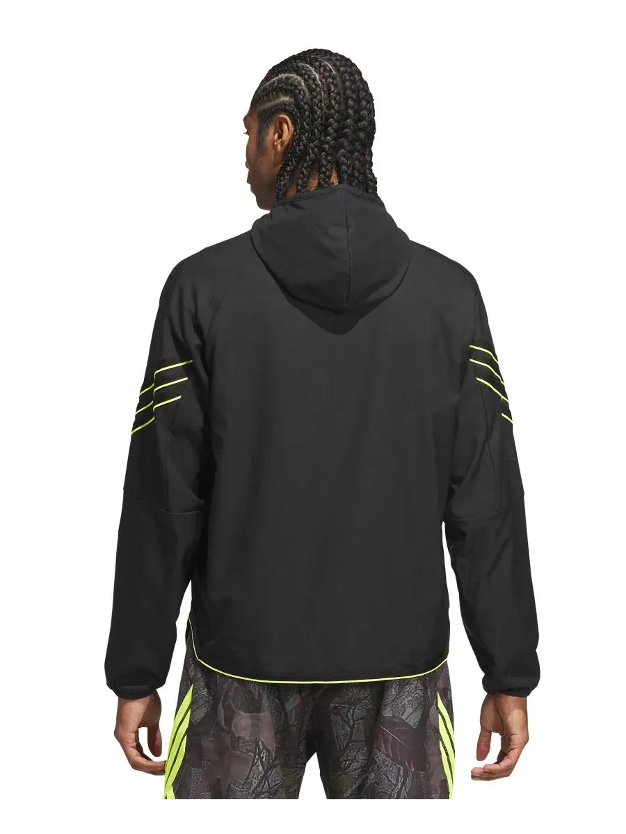 Куртка Crazy Lite с капюшоном adidas — изображение 4 из 4, черный