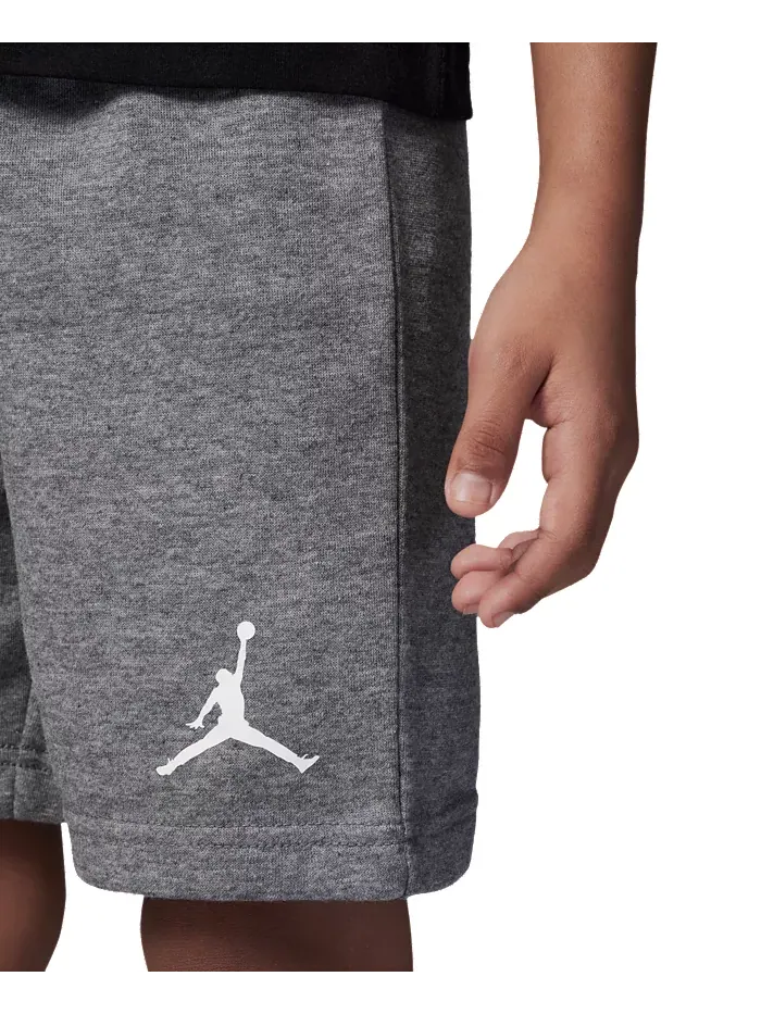 Детский комплект из футболки и шорт Little Boys 2-Piece Jumbo Jumpman Jordan — изображение 4 из 11, серый