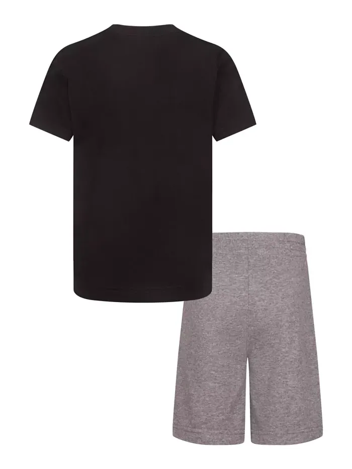 Детский комплект из футболки и шорт Little Boys 2-Piece Jumbo Jumpman Jordan — изображение 5 из 11, серый