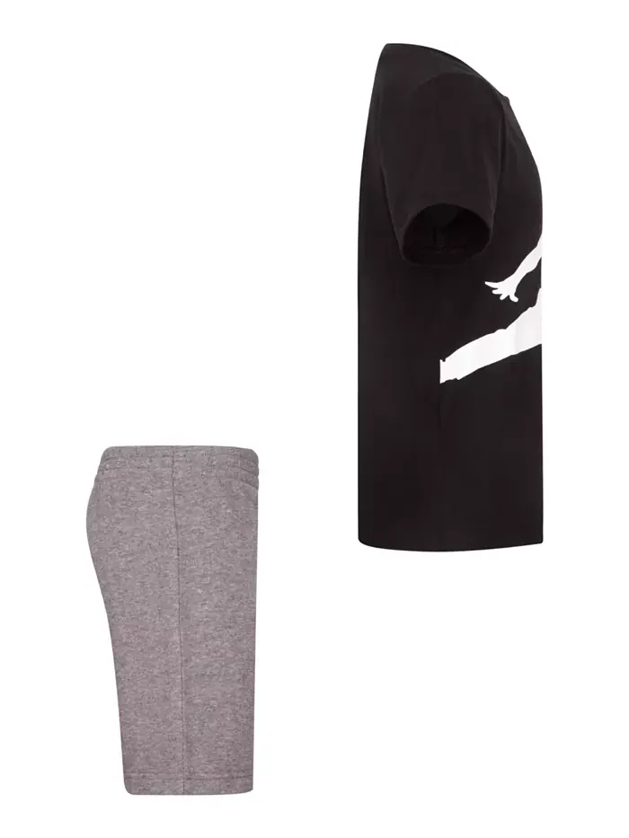 Детский комплект из футболки и шорт Little Boys 2-Piece Jumbo Jumpman Jordan — изображение 8 из 11, серый