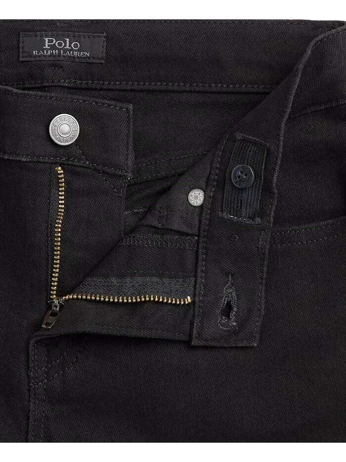 Узкие эластичные джинсы Big Boys Sullivan Polo Ralph Lauren — изображение 3 из 6, черный