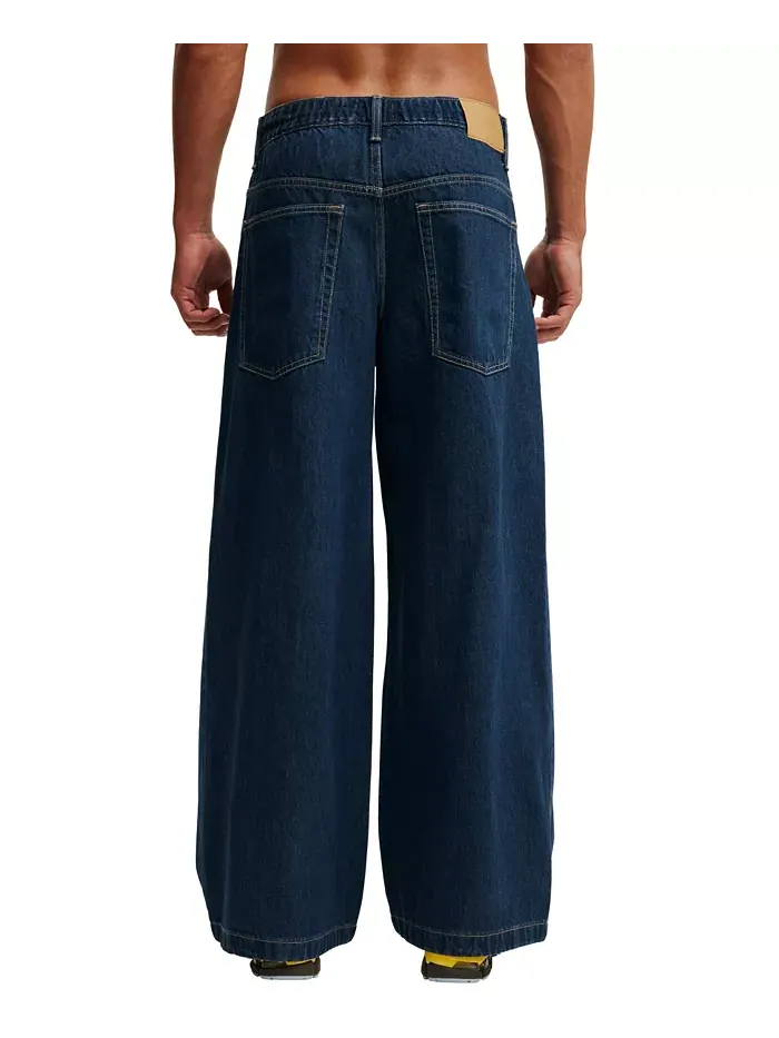 Мужские джинсы Super Wide Leg COTTON ON — изображение 2 из 6, синий