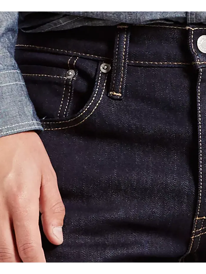 Мужские джинсы Levi's 512 Slim Taper Eco Performance — изображение 4 из 8, черный