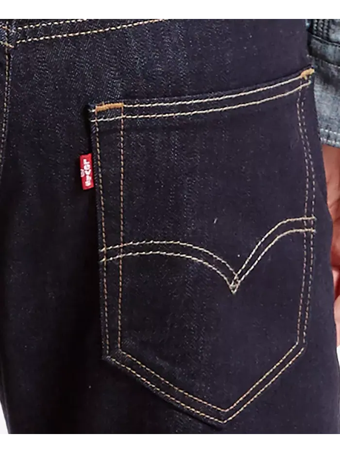 Мужские джинсы Levi's 512 Slim Taper Eco Performance — изображение 6 из 8, черный