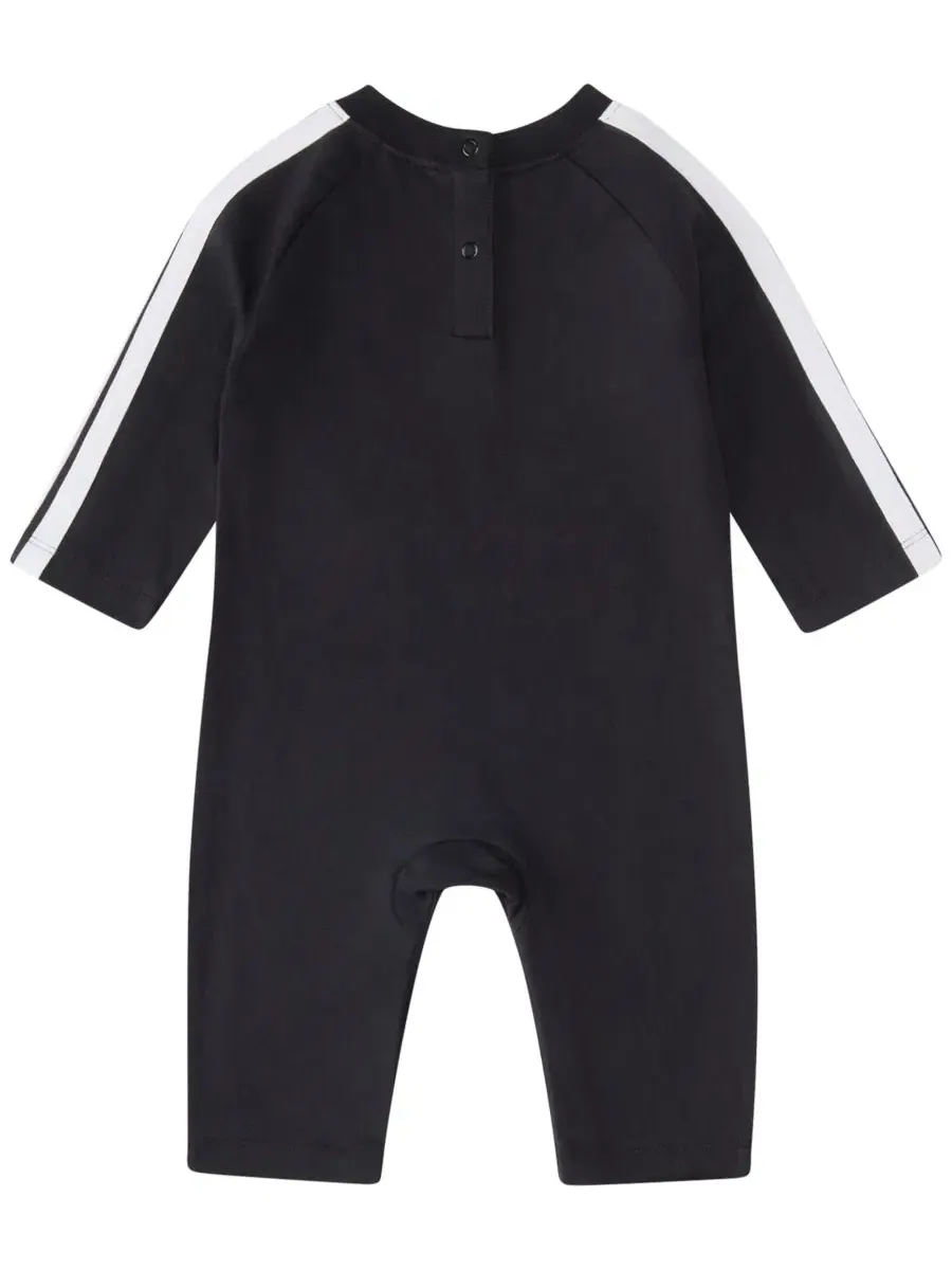 Комбинезон с длинным рукавом реглан Classic Raglan Long-Sleeve Coverall adidas — изображение 2 из 3, черный