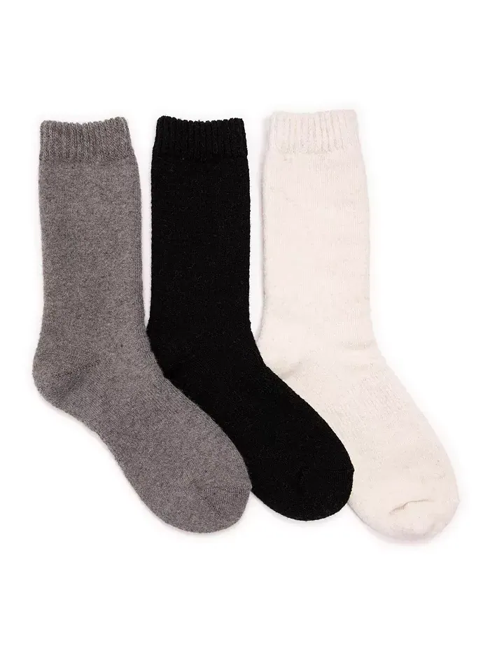 Женские шерстяные носки для обуви набор из 3 пар Muk Luks