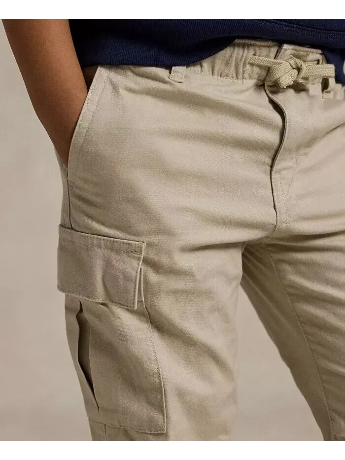 Брюки-карго стрейч-чинос для малышей и маленьких мальчиков Polo Ralph Lauren — изображение 3 из 5, серый