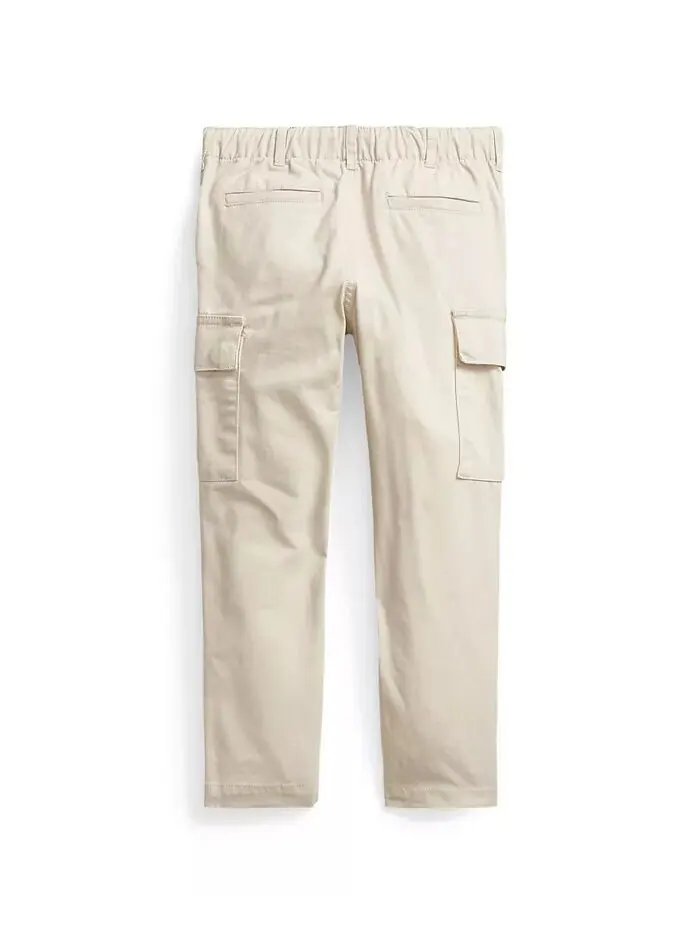Брюки-карго стрейч-чинос для малышей и маленьких мальчиков Polo Ralph Lauren — изображение 5 из 5, серый