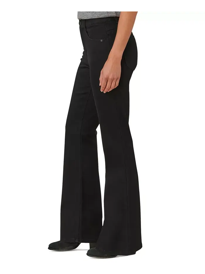 Узкие укороченные джинсы-бойфренды Petite "Ab"solution Luxe Touch Itty Bitty Bootcut Democracy — изображение 3 из 4, черный