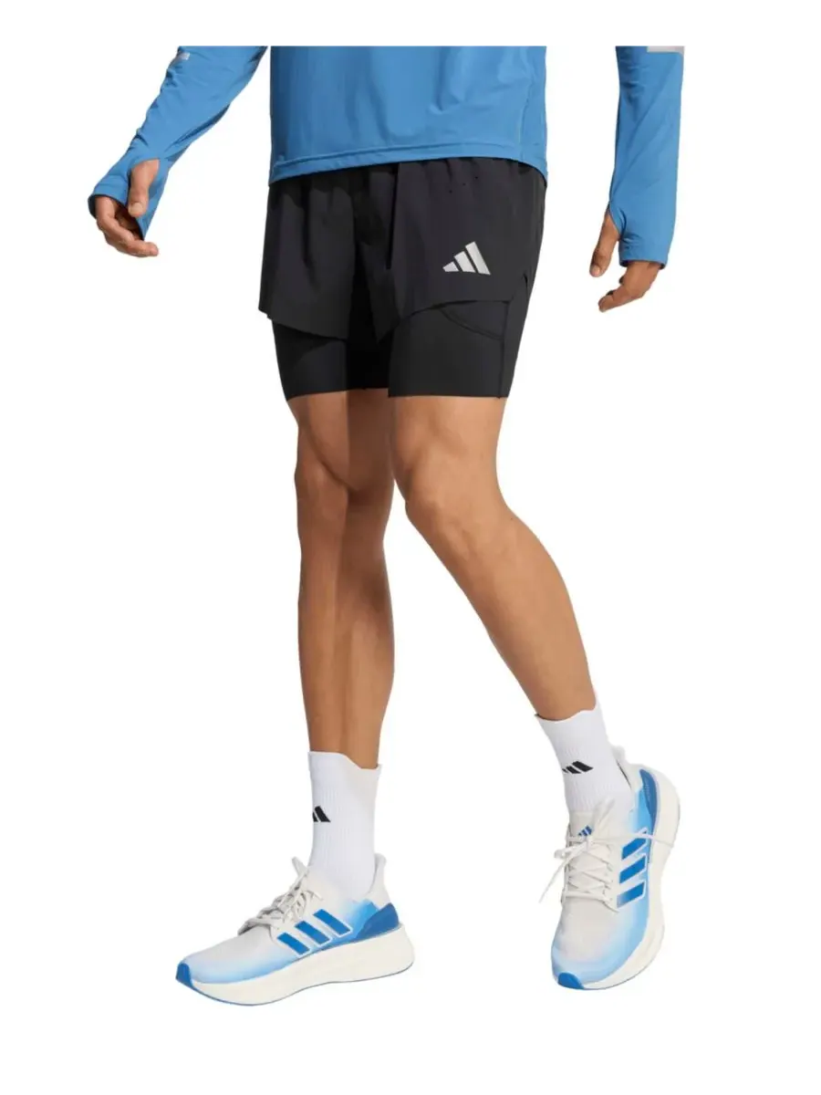 Мужские беговые шорты adi365 Climacool 2-в-1 Adidas