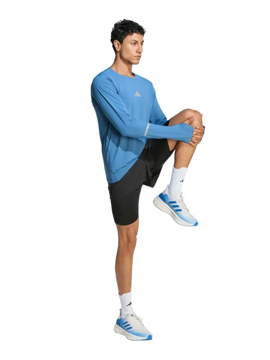 Мужские беговые шорты adi365 Climacool 2-в-1 Adidas — изображение 2 из 3, черный