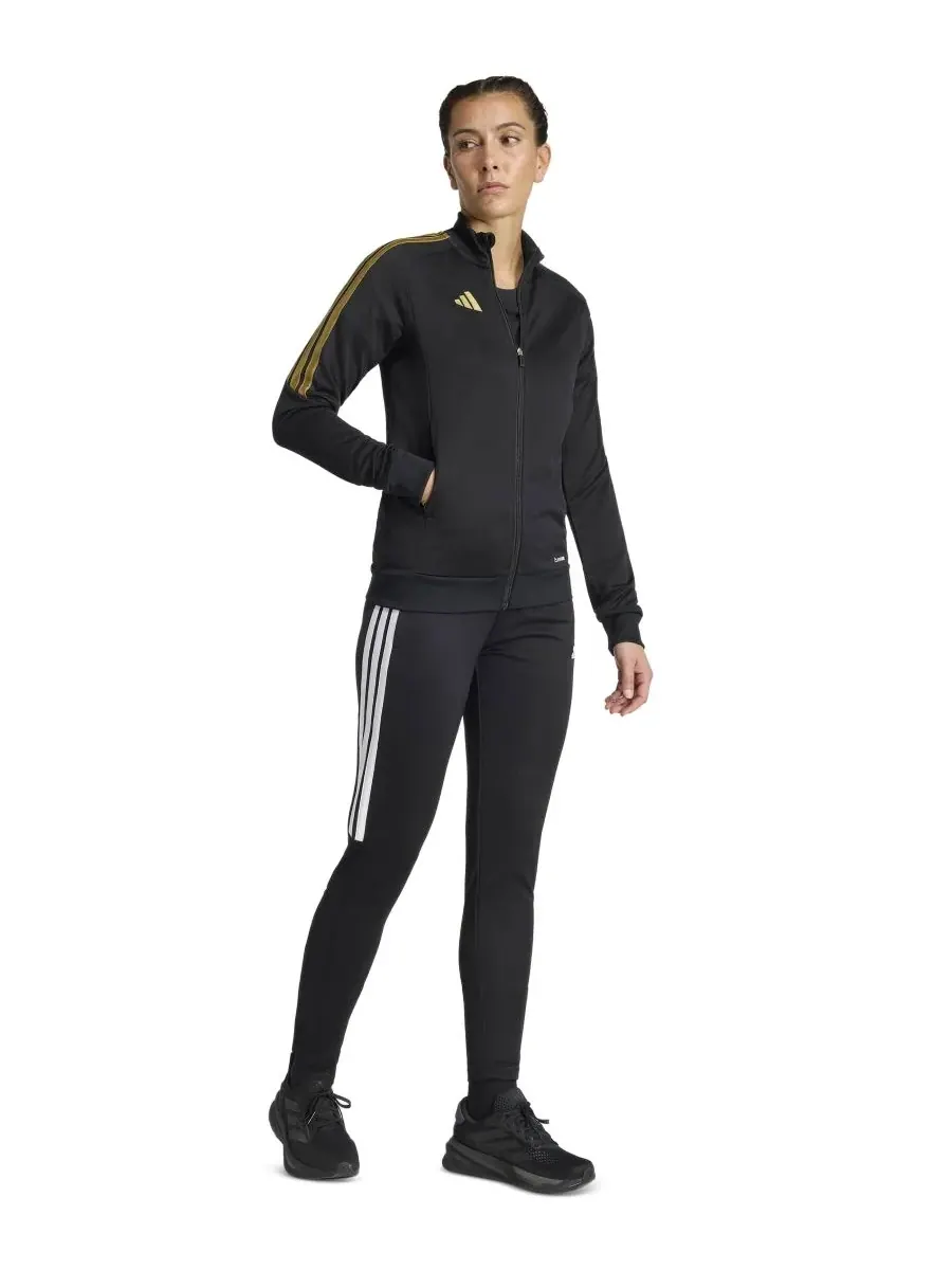 Женская куртка Tiro 26 Adidas — изображение 2 из 5, черный/темный золотистый