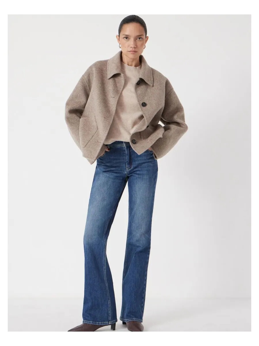 Женские джинсы Eliana Mid Rise Bootcut Hush — изображение 2 из 4, синий