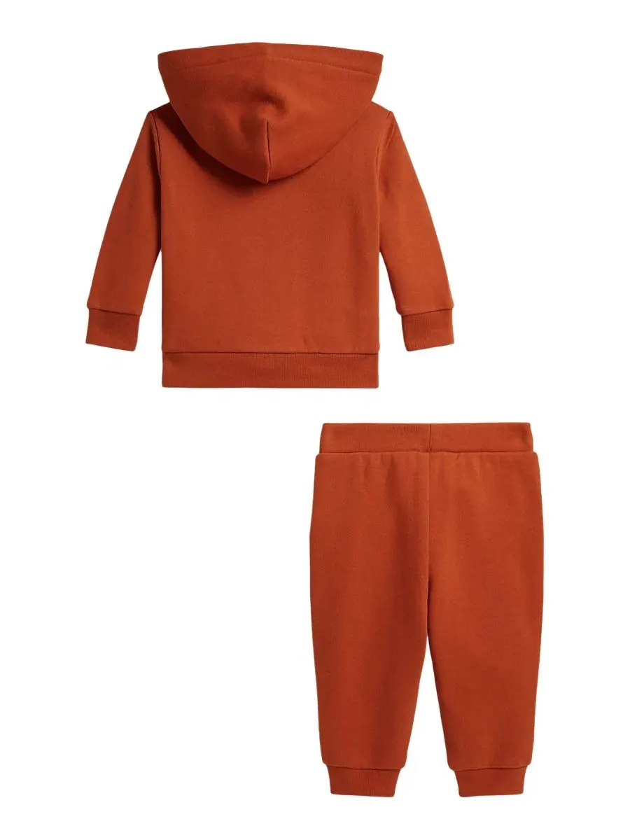 Комплект из худи и брюк с флисом, с капюшоном и длинным рукавом Polo Ralph Lauren, Sweet Potato — изображение 2 из 3