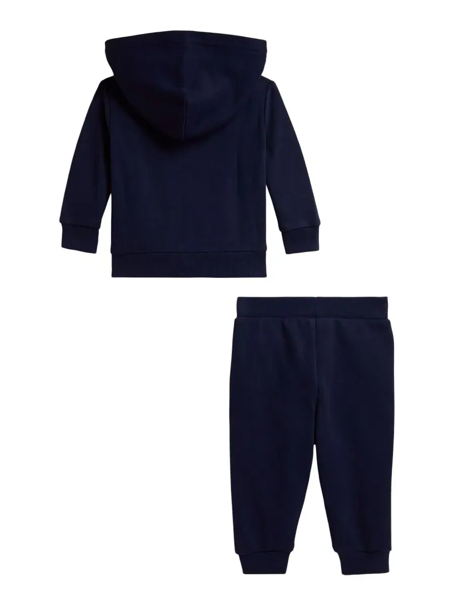 Комплект из худи и брюк с флисовой подкладкой Polo Ralph Lauren — изображение 2 из 3, темно-синий
