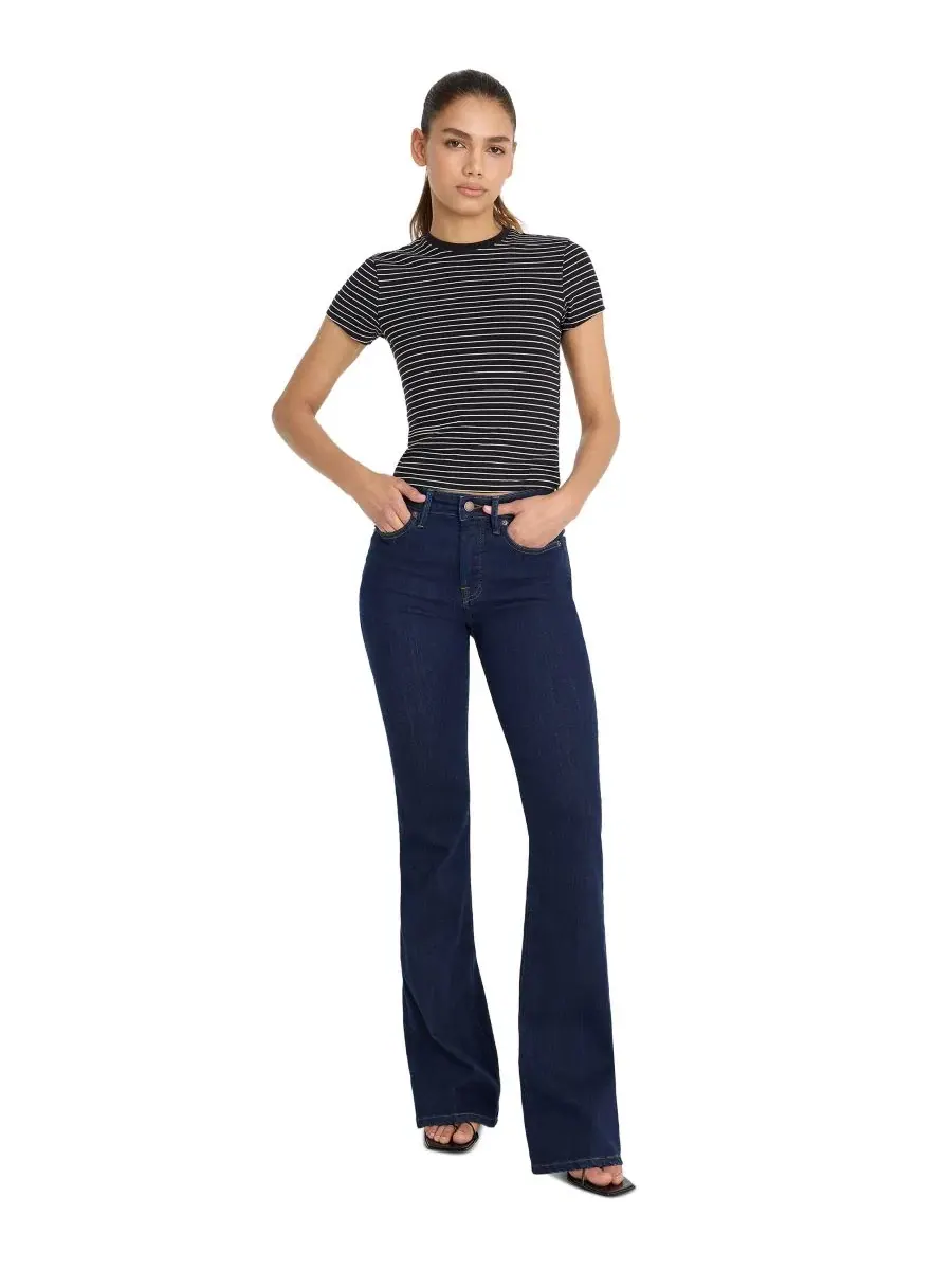Джинсы клеш женские Good Legs Flare Good American, I1153 — изображение 2 из 4