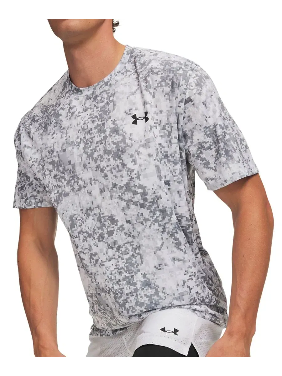 Футболка с принтом Tech Under Armour — изображение 3 из 3, серый/черный