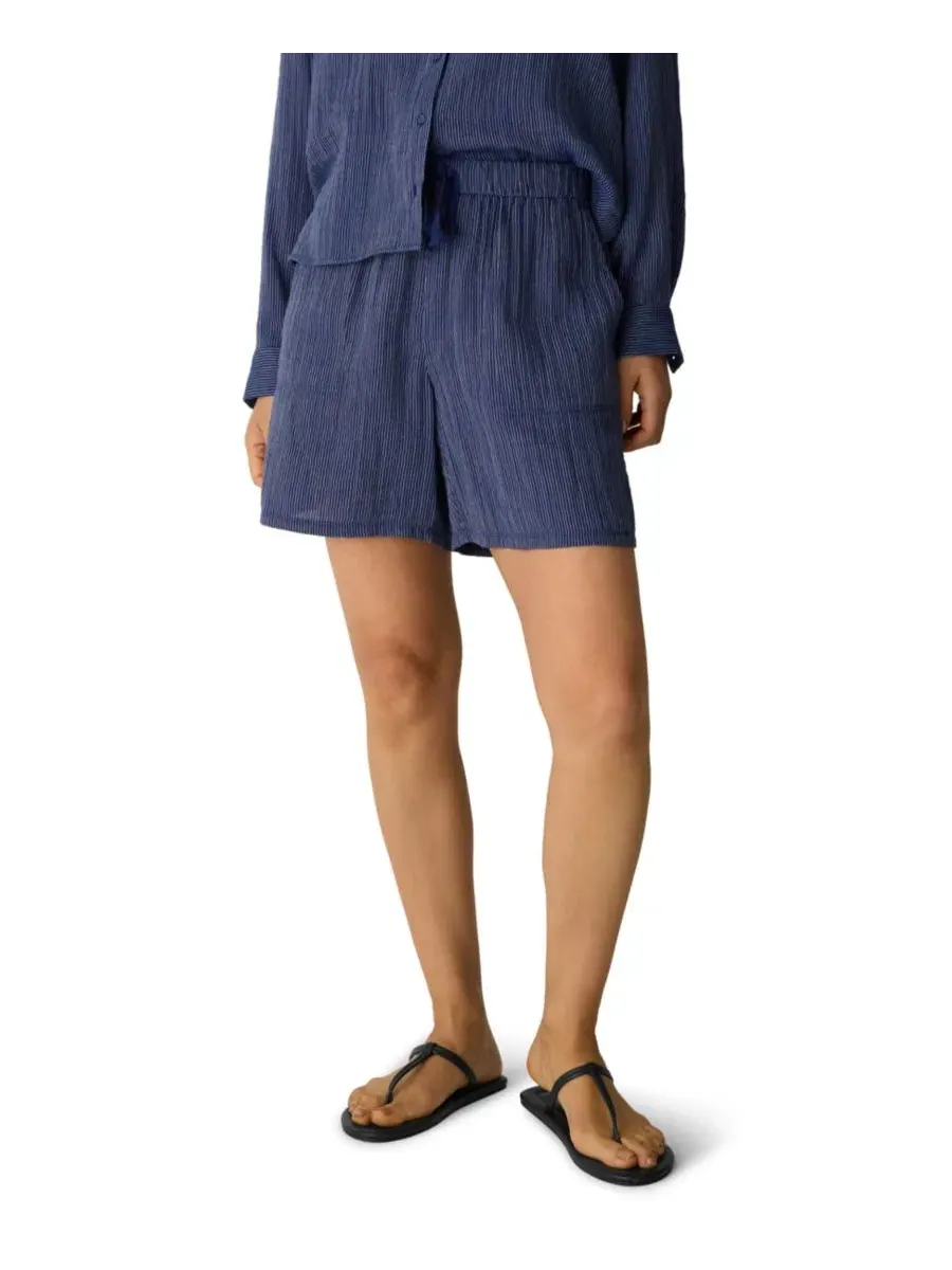 Шорты с эластичным поясом и кулиской, модель Drawstring Shorts Eileen Fisher