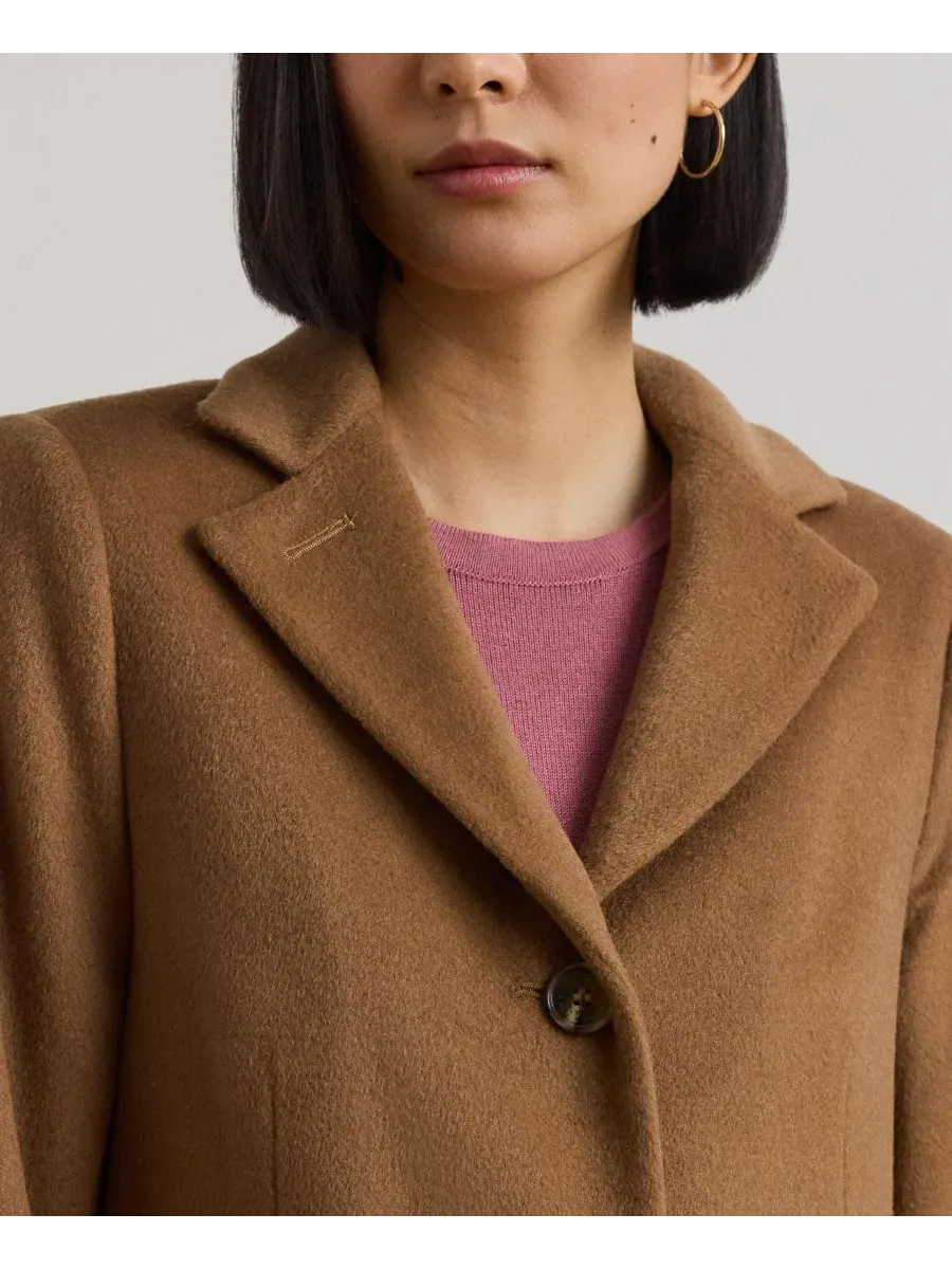 Пальто двубортное шерстяное Walker Lauren Ralph Lauren, New Vicuna — изображение 3 из 5