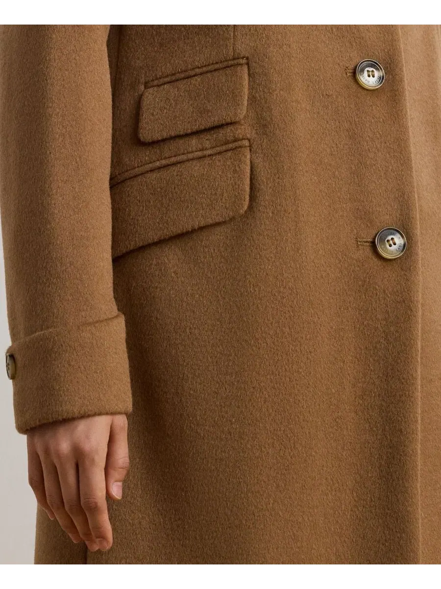 Пальто двубортное шерстяное Walker Lauren Ralph Lauren, New Vicuna — изображение 4 из 5