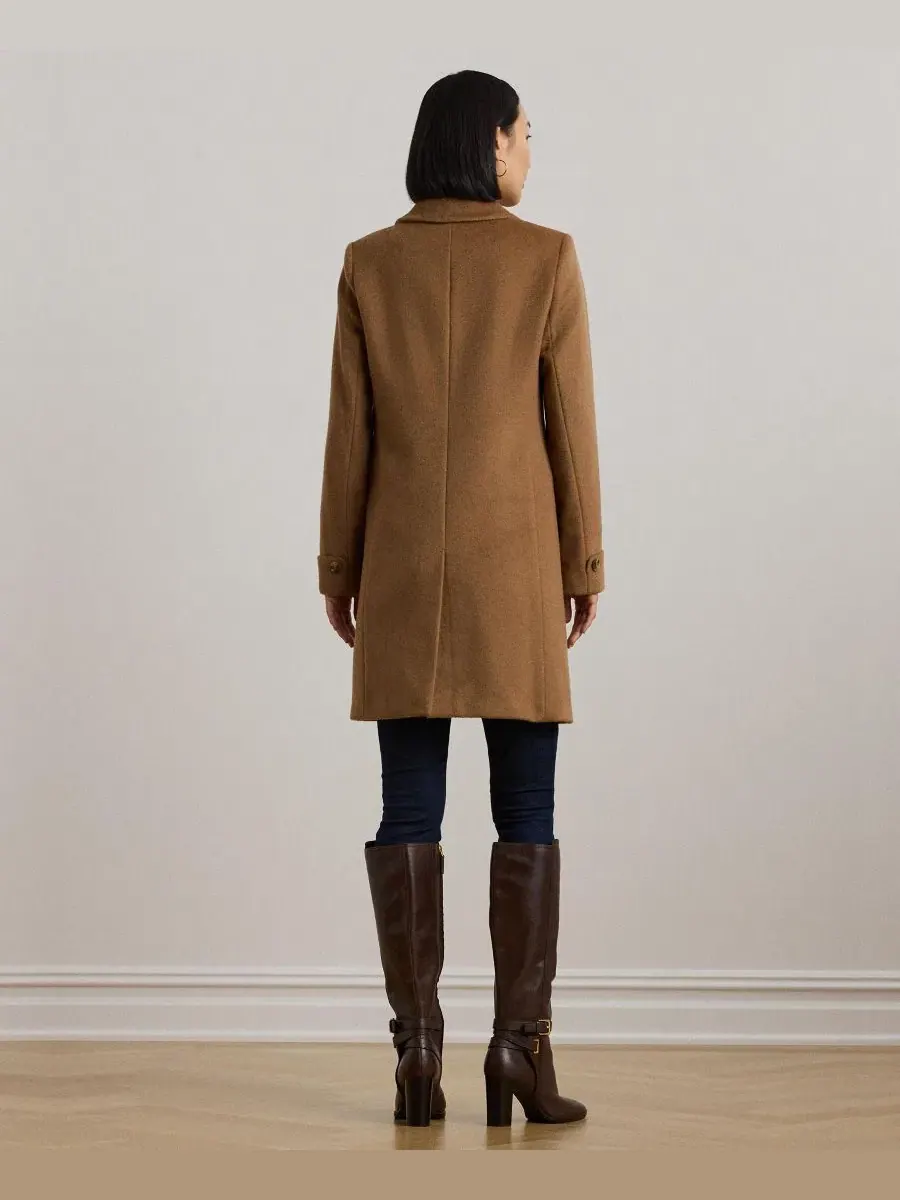 Пальто двубортное шерстяное Walker Lauren Ralph Lauren, New Vicuna — изображение 5 из 5