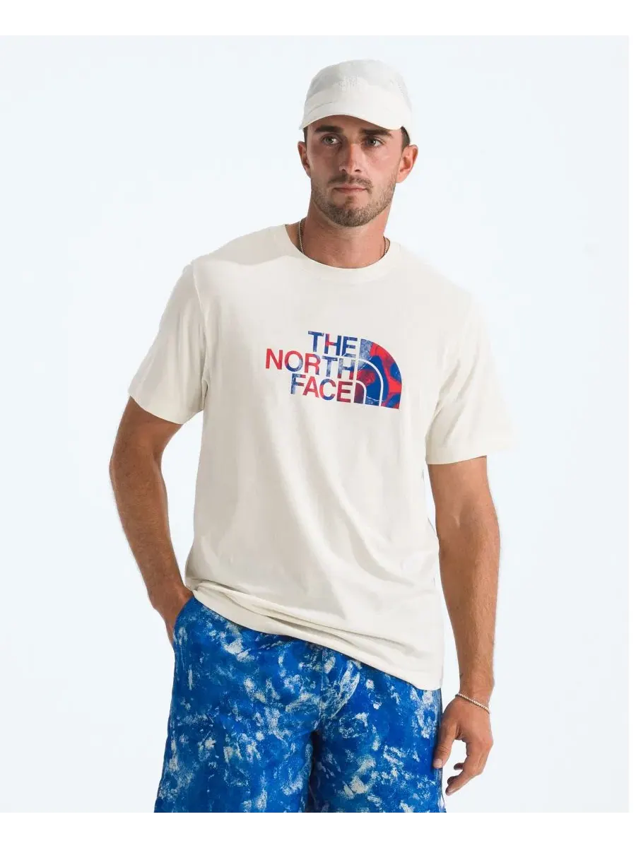 Мужская футболка с коротким рукавом с надписью "США" The North Face