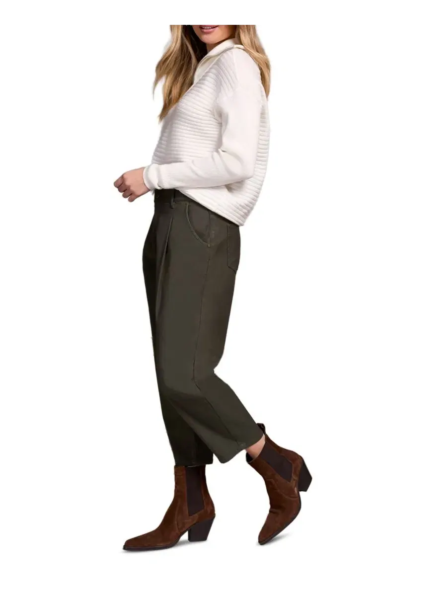 Женские джинсы Audrey Mid Rise Girlfriend Barrel Crop Jeans Tribal — изображение 2 из 4, ель