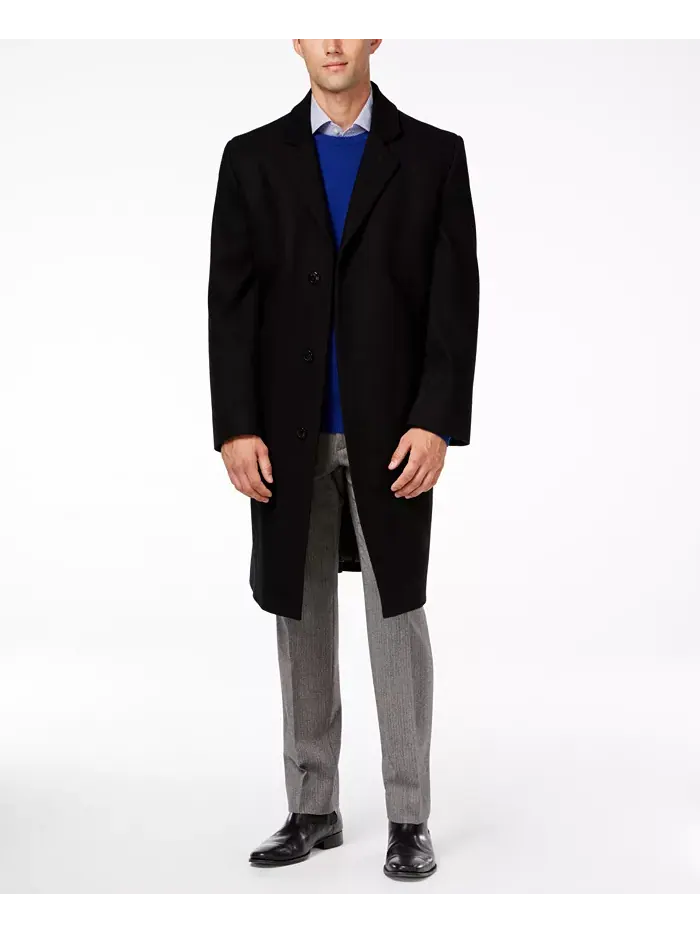 Большой и высокий пальто из шерстяной смеси Signature London Fog