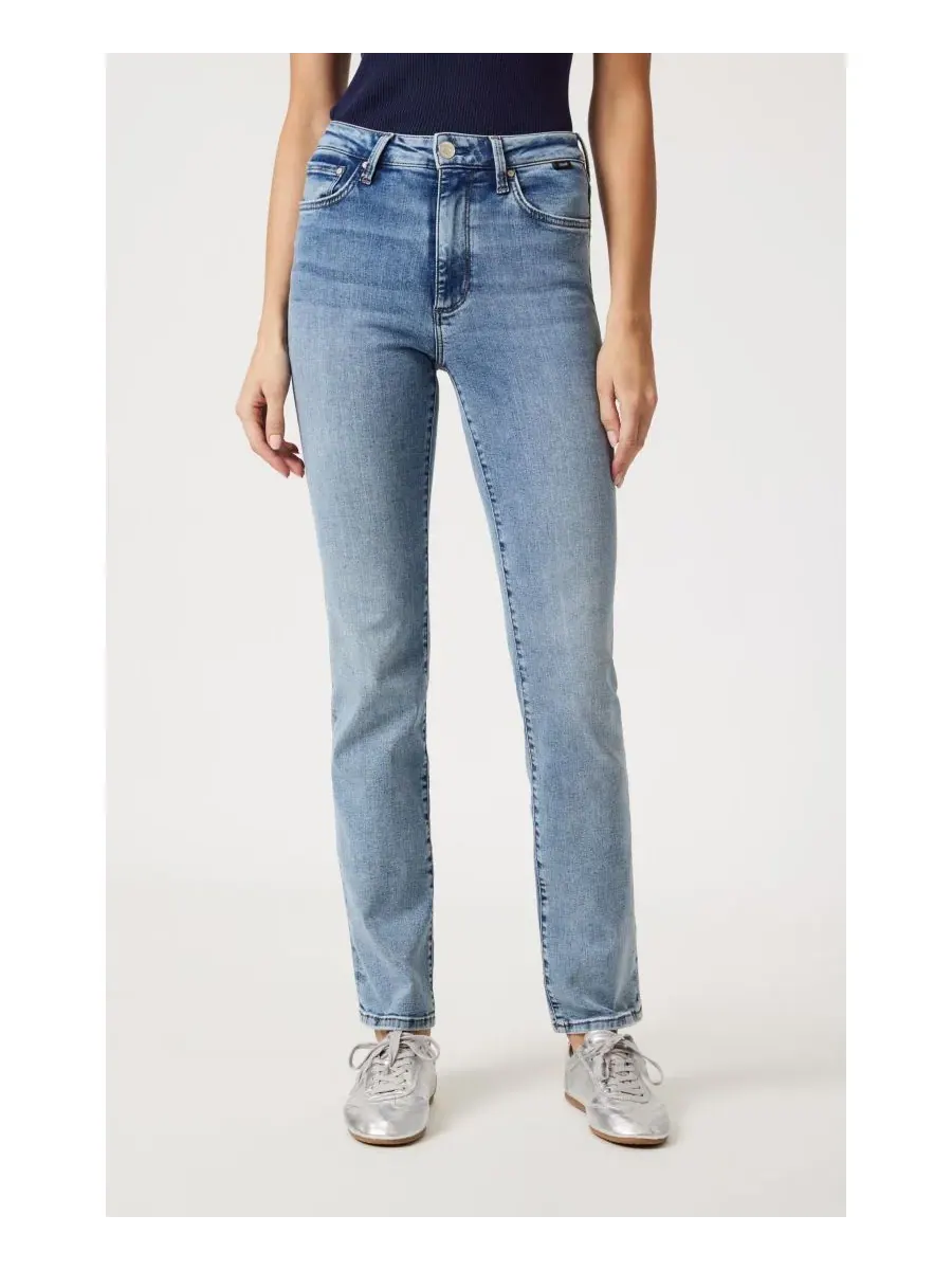 Женские прямые штанины Mavi Kendra, цвет Light Brushed Tribeca Mavi Jeans