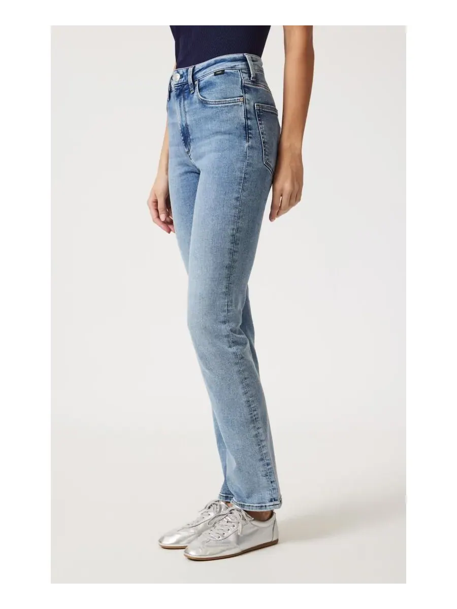 Женские прямые штанины Mavi Kendra, цвет Light Brushed Tribeca Mavi Jeans — изображение 2 из 3