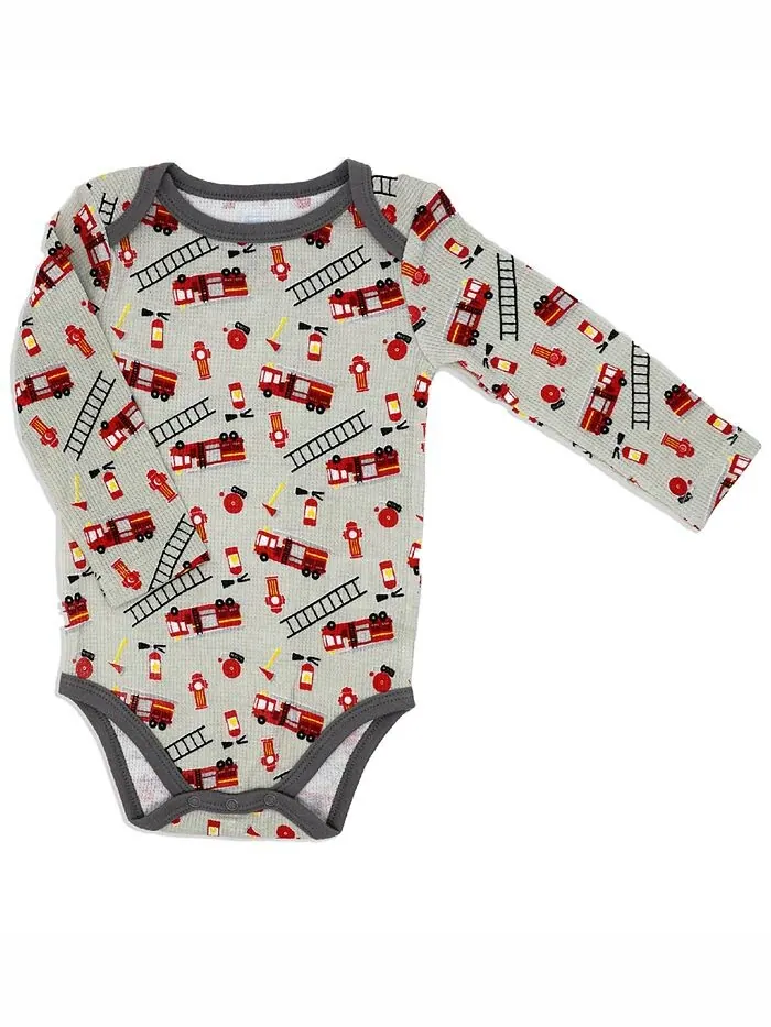 Боди, брюки и жилет для маленьких мальчиков, комплект из 3 предметов Baby Mode — изображение 2 из 4, красный
