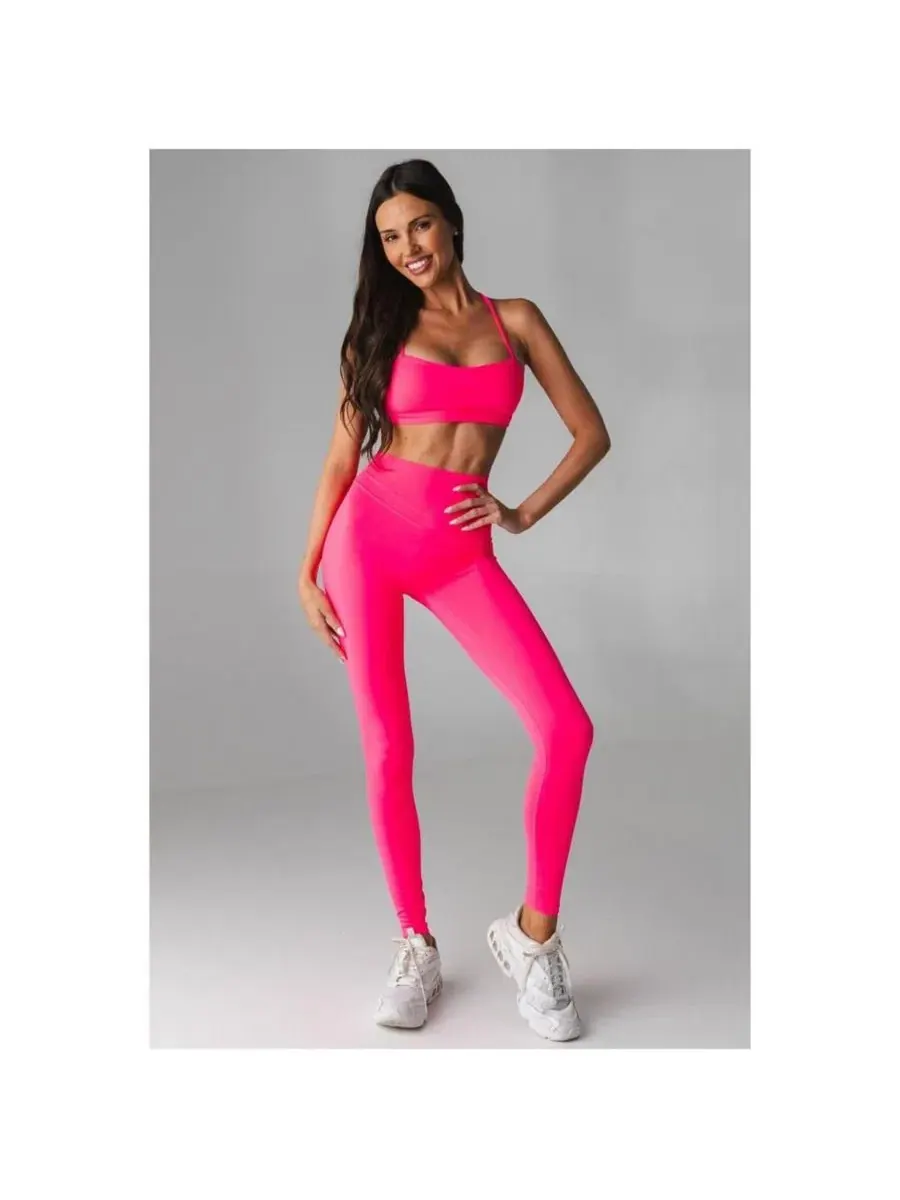 Женские леггинсы-лосины Vitality Pulse Pant — изображение 7 из 7, неоновый розовый