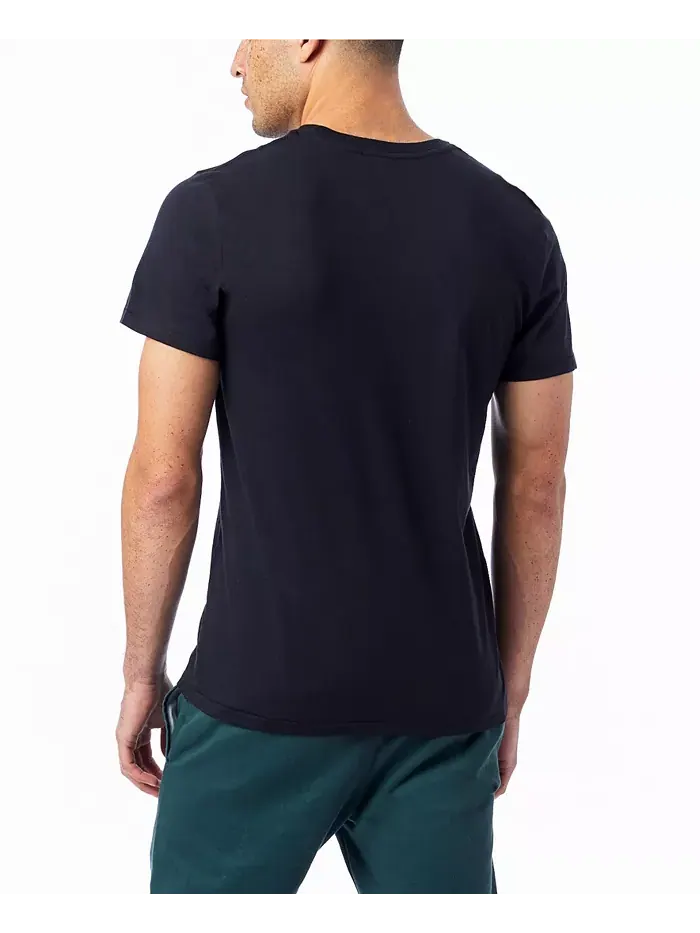 Мужская футболка Crew Alternative Apparel — изображение 3 из 3, черный