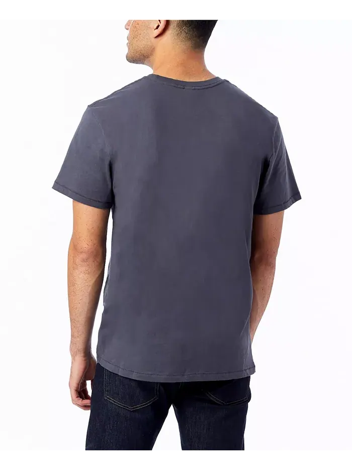 Мужская футболка Crew Alternative Apparel — изображение 3 из 3, угольный