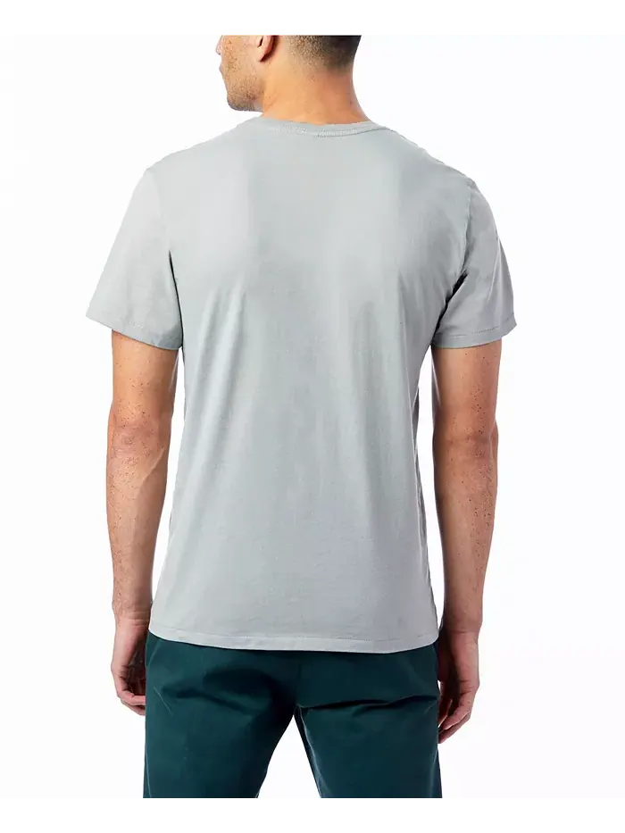 Мужская футболка Crew Alternative Apparel — изображение 3 из 3, серый