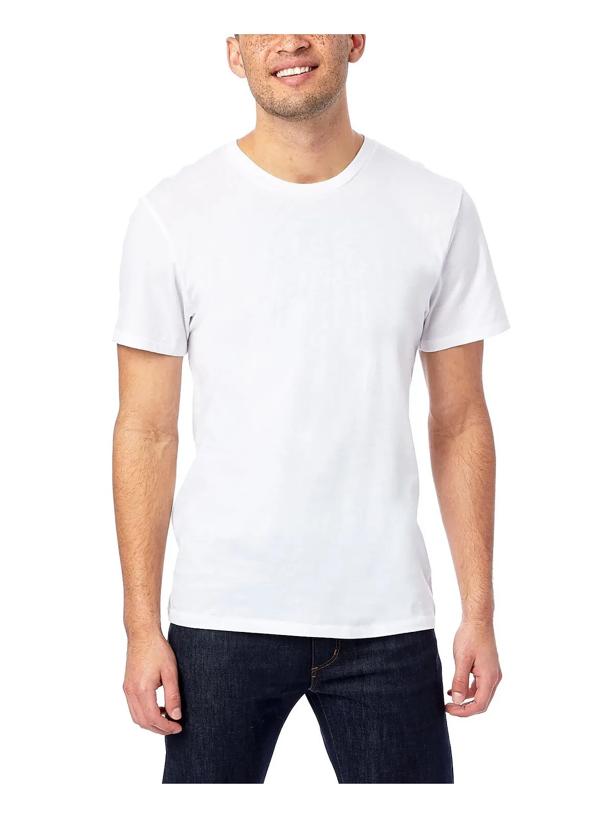 Мужская футболка с круглым вырезом Alternative Apparel — белый