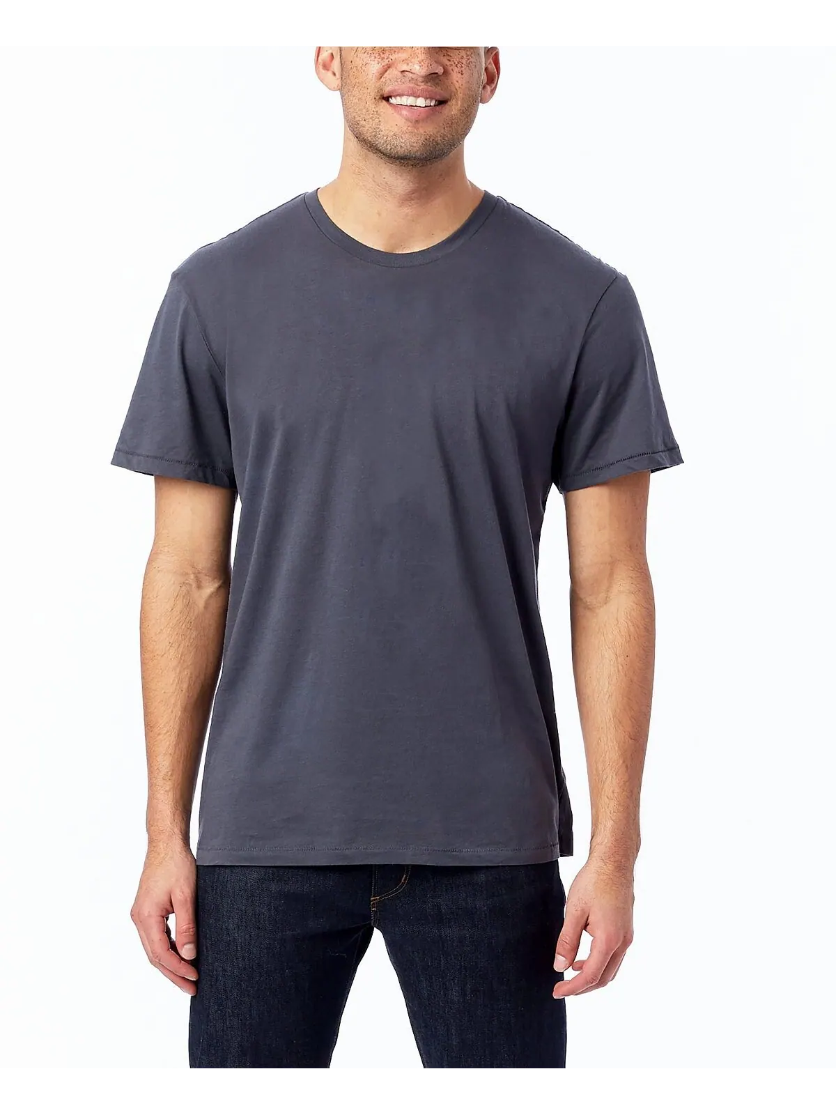 Мужская футболка с круглым вырезом Alternative Apparel — изображение 10 из 21, белый