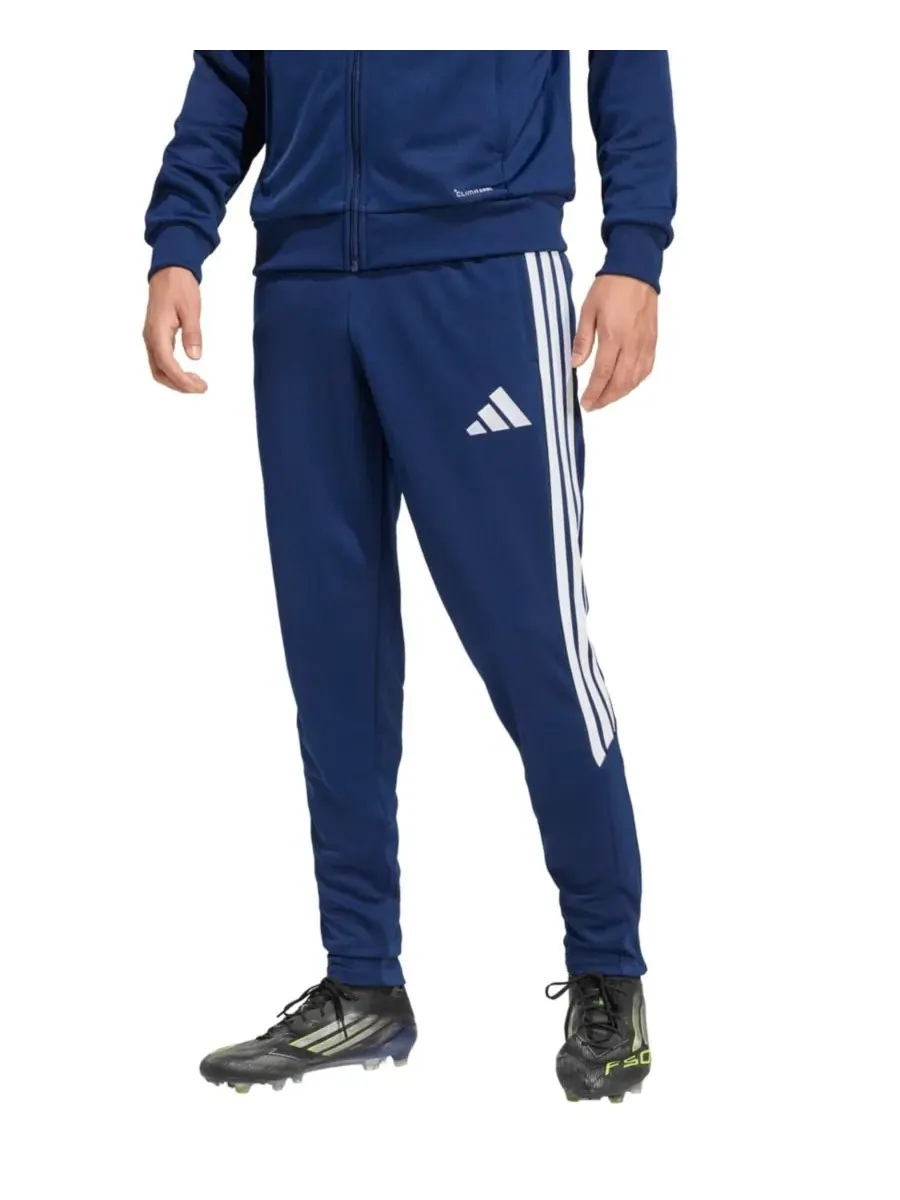 Мужские тренировочные брюки Tiro 26 League со средней посадкой Adidas — изображение 1 из 4, темно-синий/белый