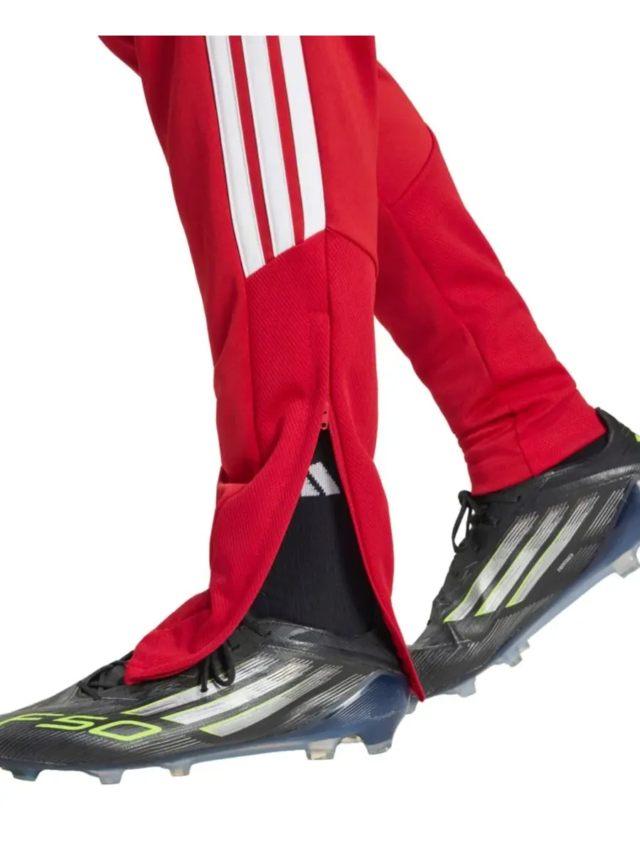 Мужские тренировочные брюки Tiro 26 League со средней посадкой Adidas — изображение 3 из 4, красный/белый