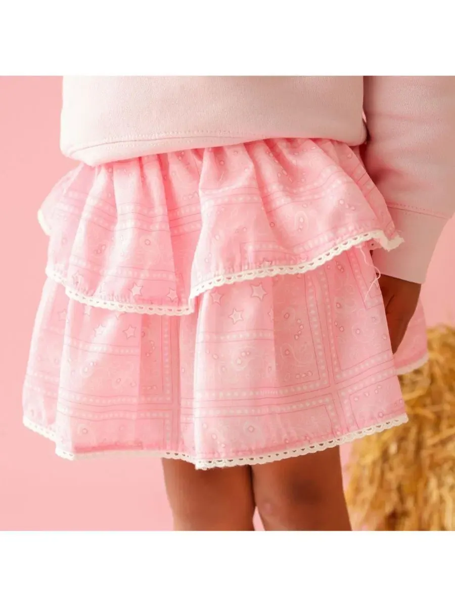 Юбка-шорты с принтом Bandana Western Skirts Sweet Wink — 3