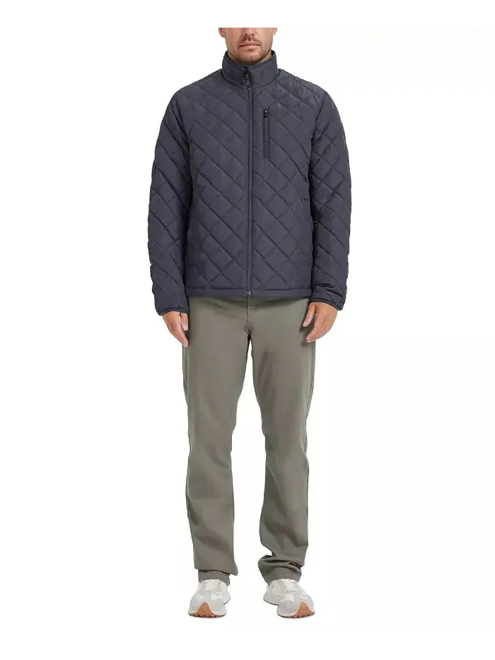 Мужская куртка Diamond Quilted Heritage Hawke & Co. — изображение 3 из 8, угольный