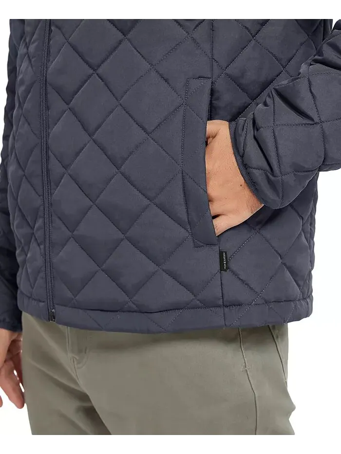 Мужская куртка Diamond Quilted Heritage Hawke & Co. — изображение 5 из 8, угольный