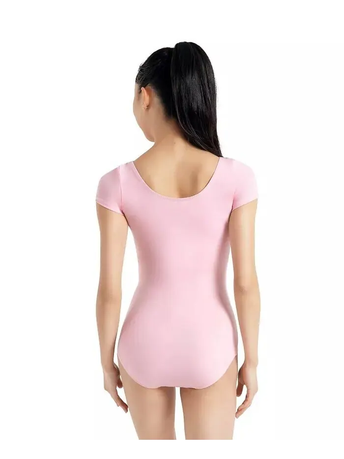 Женский купальник с коротким рукавом Capezio — изображение 3 из 3, розовый
