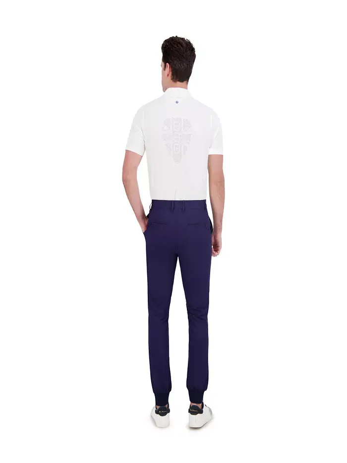 Мужские спортивные брюки Tech Jogger с 4-сторонним растяжением Ben Sherman — изображение 2 из 4, темно-синий