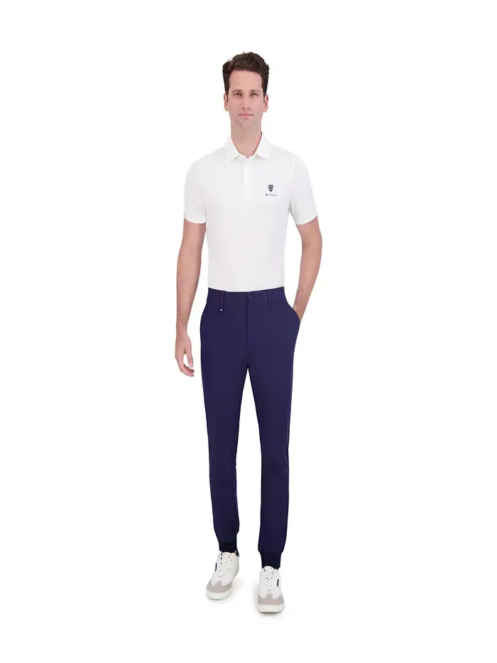 Мужские спортивные брюки Tech Jogger с 4-сторонним растяжением Ben Sherman — изображение 3 из 4, темно-синий